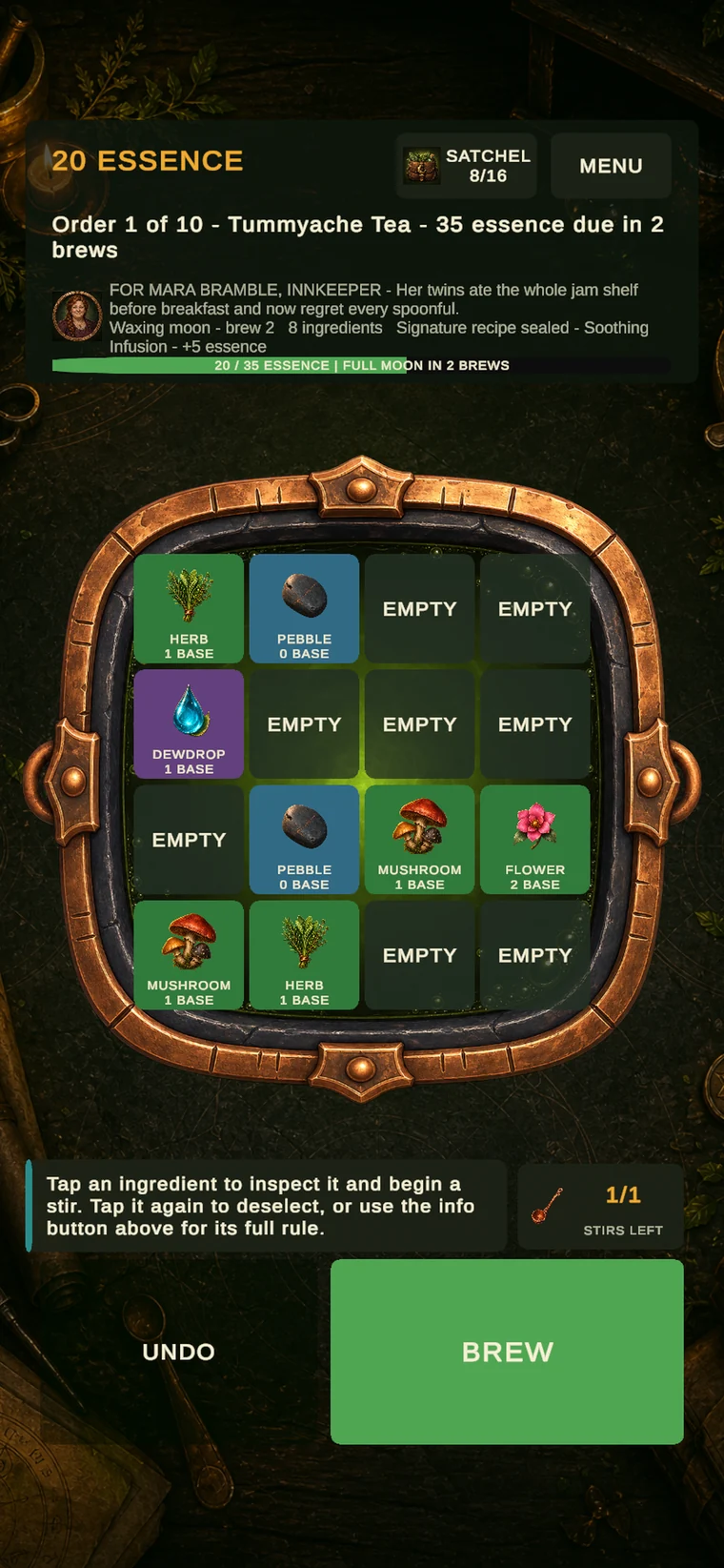 Stircery cauldron gameplay